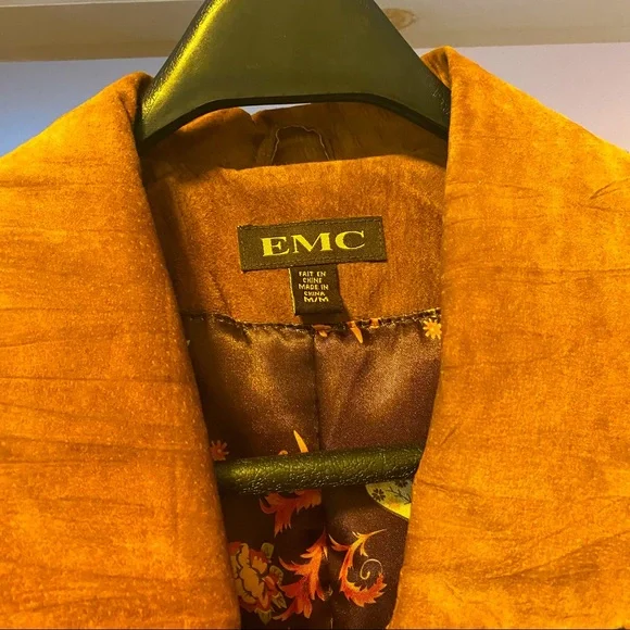 EMC Suede Leather Fully Lined Jacket - Picture 11 of 14